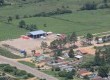 Empresa fica na BR-293, com a rua Alexandre Gastaud