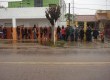 Trabalhadores fizeram fila para o alistamento da indústria