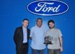 Gerente regional da Ford em Santa Catarina e Rio Grande do Sul, Carlos Eduardo Gasques e os proprietários da concessionária, Antônio Carlos Satte Alam e Rodolfo Satte Alam