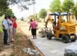 Pavimentação está sendo feita com blocos de concreto do tipo Unistein