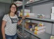 A assessora administrativa da Farmácia Municipal, Fernanda Ribeiro Lopes