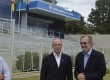 Prefeito de Piratini, Vilso Gomes, e o Ministro do Trabalho e da Previdência Social, Miguel Rossetto