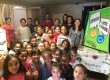 Equipes de trabalho do Foro e da Escola confraternizaram com as crianças no fim da ação social