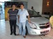 Furtado e Machado ao lado do lanÃ§amento da Uvel, Cobalt