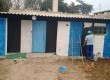 Torcedores pintaram a sede do Consulado
