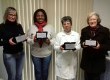 Funcionárias homenageadas por tempo de trabalho na Santa Casa