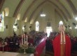 Comunidade compareceu em grande número para a missa festiva