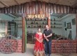 A 1ª prenda Xiru, Patrícia Rodrigues, e o jornalista Bruno Farias participaram da revitalização do Museu