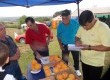 Degustações e concursos como o de pêssego por peso fizeram parte das atividades do evento