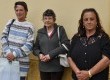 (da esq. para dir.) As contempladas Rosa Amélia Silva, Scheila Rejane Pereira e Ivonete Aires