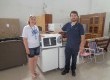 A AAPECAN recebeu um forno elétrico como doação do Jacarandá Shopping
