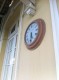 Detalhe do relógio original na Estação de Pedro Osório