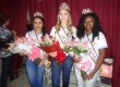 Rainha Kalissa Mattos e as princesas Thalia Prestes e Nikoly Leal formam a nova corte municipal