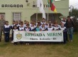 Primeira turma do projeto social Brigada Mirim, que conta com 30 alunos, no período da manhã