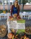 Iasmin Rutz participando da 8ª Feira de Sementes