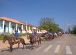 Desfiles seguiram pela avenida Jacandará