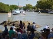 Tradicional procissão lacustre coloriu o arroio São Lourenço e a Laguna dos Patos para homenagear Nossa Senhora dos Navegantes