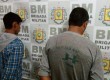 Os dois foram encaminhados para a Delegacia de Polícia