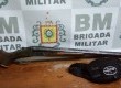 Armas e munições foram apreendidos