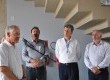 Presidente Sebastião Barbosa falando durante visita na última quarta-feira (12)