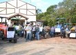 Eles repudiavam a resolução do Contran que obriga o emplacamento e registro das máquinas.