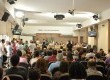 A audiência reuniu grande público, que lotou a sede da Câmara de Vereadores