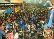 De acordo com os organizadores, a cidade recebe cerca de 30 mil foliões e a população chega a dobrar neste período