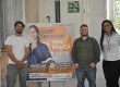 (da esq. para dir.) Lisandro Amaral, Bruno Zanusso e Tatiane Sampaio, aluna de Processos Gerenciais, organizadores do evento
