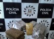 Foram apreendidos 15 kg maconha e 1 kg de cocaína